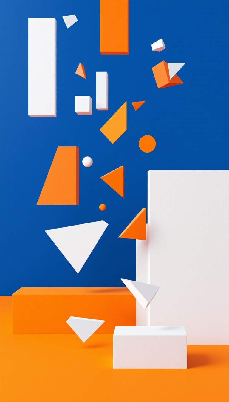 Free Abstract Falling Geometry Image - Abstract, Geometric, Minimal ...