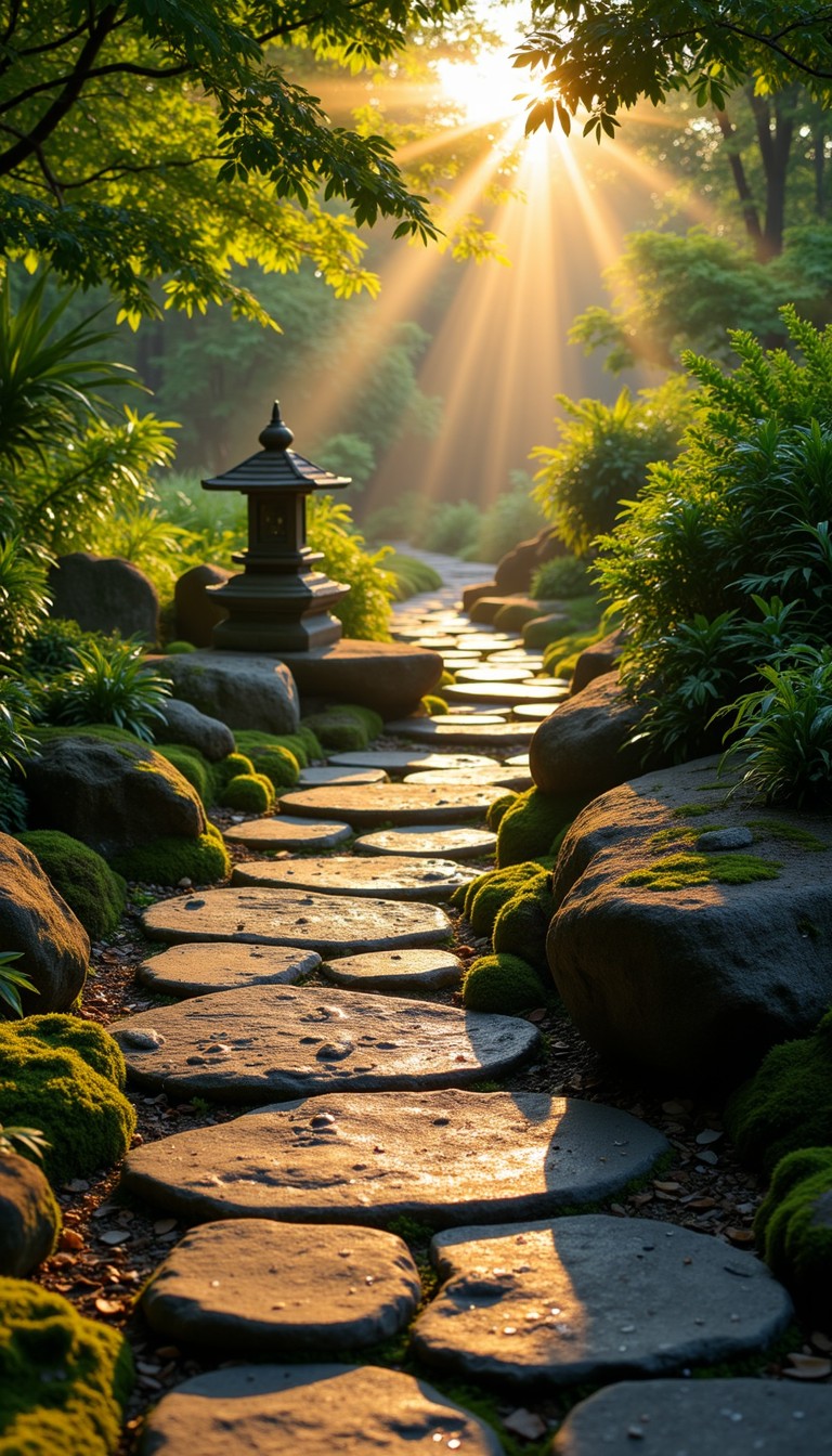 Zen Image Path Way Free Sunlit Zen Pathway Image - Pathway, Sunbeams, Garden | Download at ...