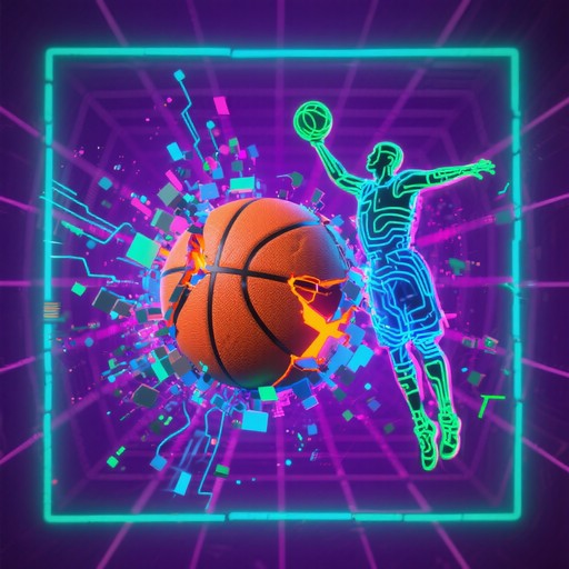 Free Neon Hoops Evolution Image | Download at StockCake
