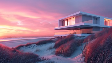 Free Sunset Beach House Image - Sunset, Beach, House | Download at ...