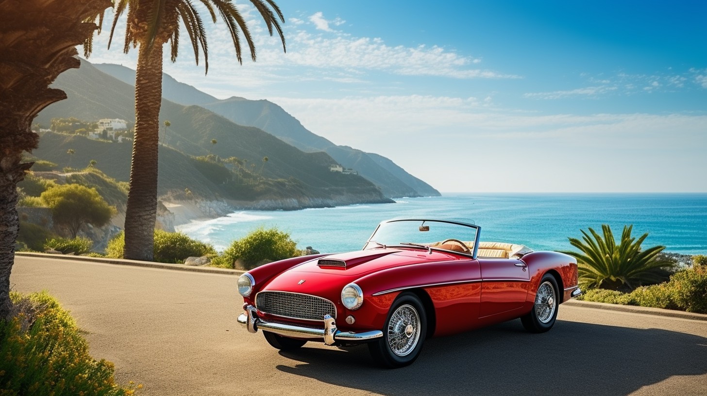 Free Coastal Convertible Drive Image - Convertible, Coastline, Vintage ...