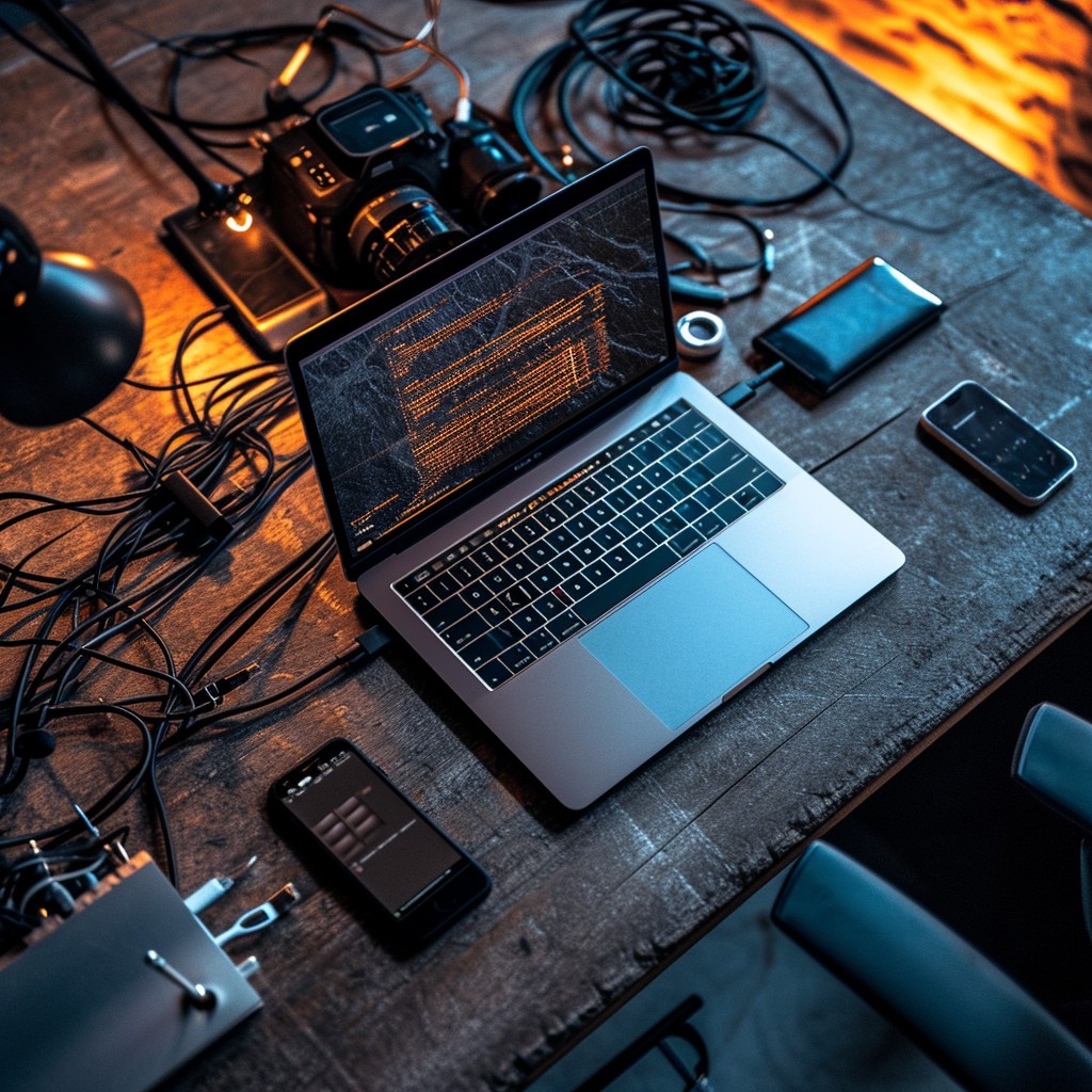 Free Tech Workspace Setup Image - Technology, Photography, Laptop ...