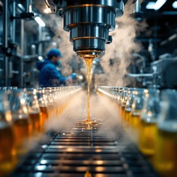 Free Industrial Liquid Gold Image - Bottling, Manufacturing, Industrial ...