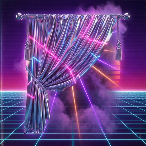 Free Neon Chrome Curtain Image - Synthwave, Neon, Chrome | Download at ...