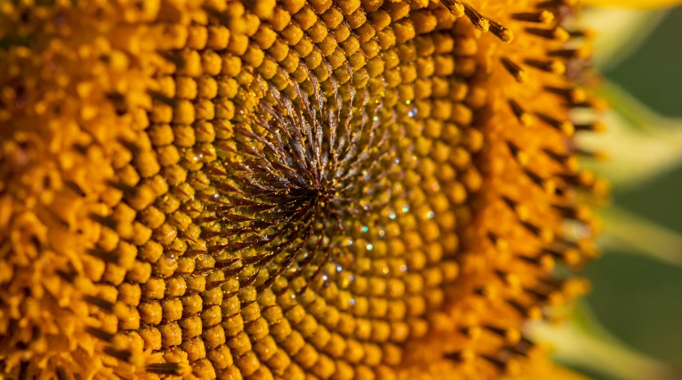 Free Sunflower Fibonacci Pattern Image - Sunflower, Fibonacci, Spiral ...
