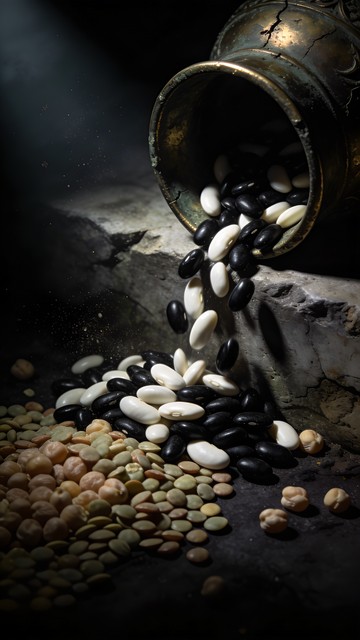 Goth Beans Download Dark Legume Art Image - Gothic, Beans, Legumes | StockCake