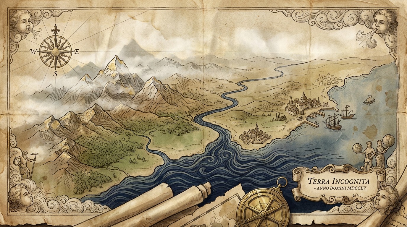 Free Antique Map Illustration Image - Map, Cartography, Antique ...