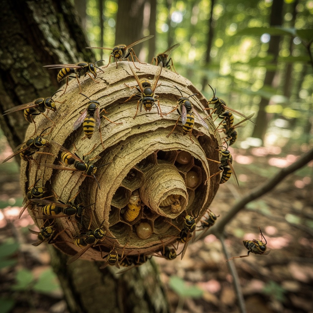 Free Nature's Paper Architecture Image - Nest, Yellowjacket, Insects ...