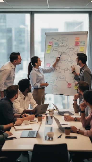 Free Team Brainstorming Session Image - Teamwork, Brainstorming, Office ...