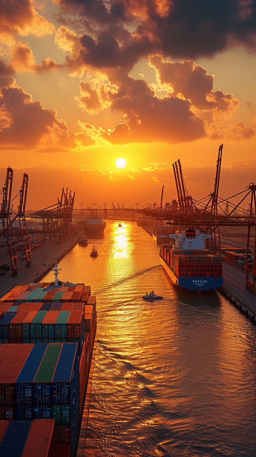 Free Sunset Harbor View Image - Sunset, Harbor, Port | Download at ...