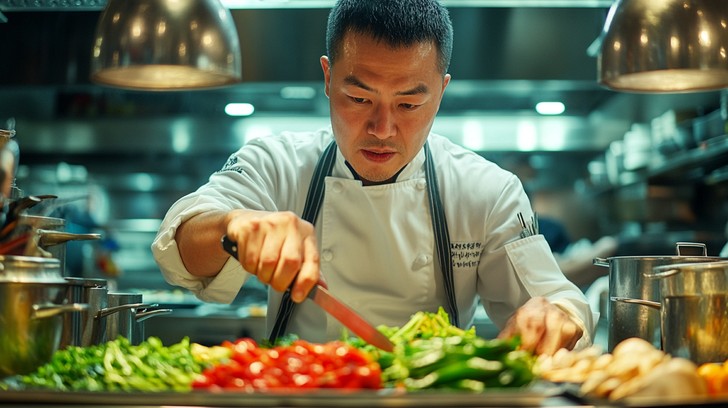 Chef Showcasing Free Chef preparing food Image | Download at StockCake