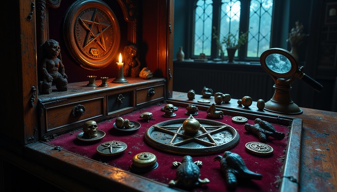 Dust Button Free Occult Button Ritual Image | Download at StockCake