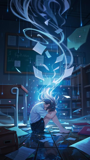 Free Drowning In Thoughts Image - Anime, Student, Surreal | Download at ...