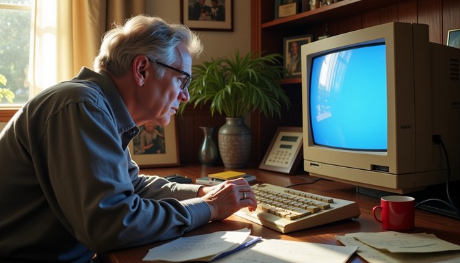 Old Worker Computer Free Vintage Computing Experience Image - Senior, Computer, Vintage ...