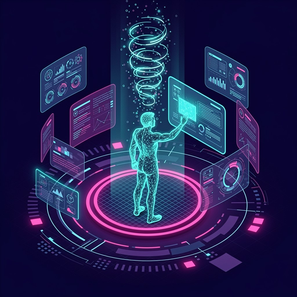 Free Digital Reality Interface Image - Futuristic, Technology ...
