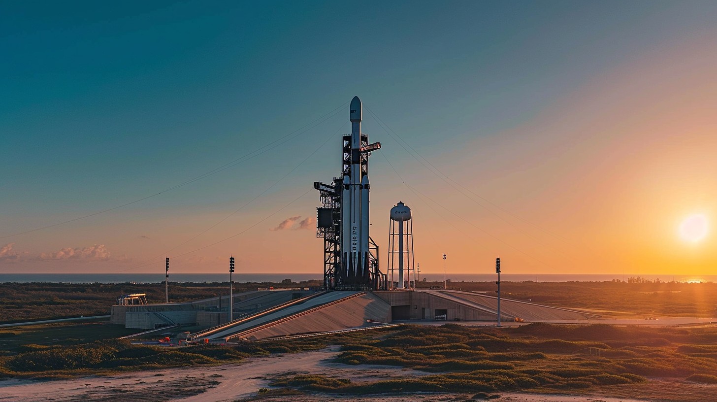 Free Sunset Launchpad Scene Image - Sunset, Launchpad, Space | Download ...