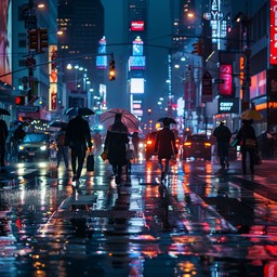 Free Rainy City Night Image - Rain, City, Night | Download at StockCake