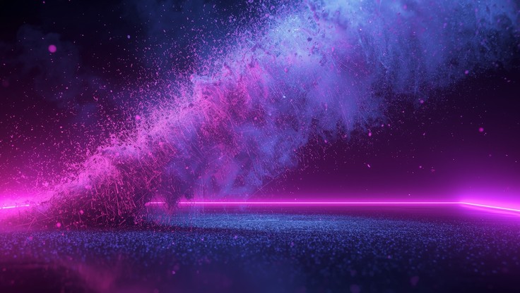 Free Neon Dust Particles Image - Cyberpunk, Neon, Particles | Download ...