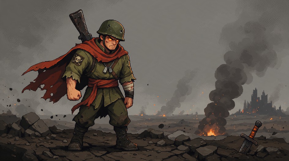 Download Pixel Art Soldier Image - Pixel, Soldier, Battlefield | StockCake