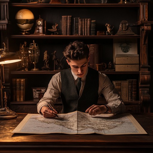 Study Man Stand Free Man Studying Maps Image - Man, Studying, Maps | Download at StockCake