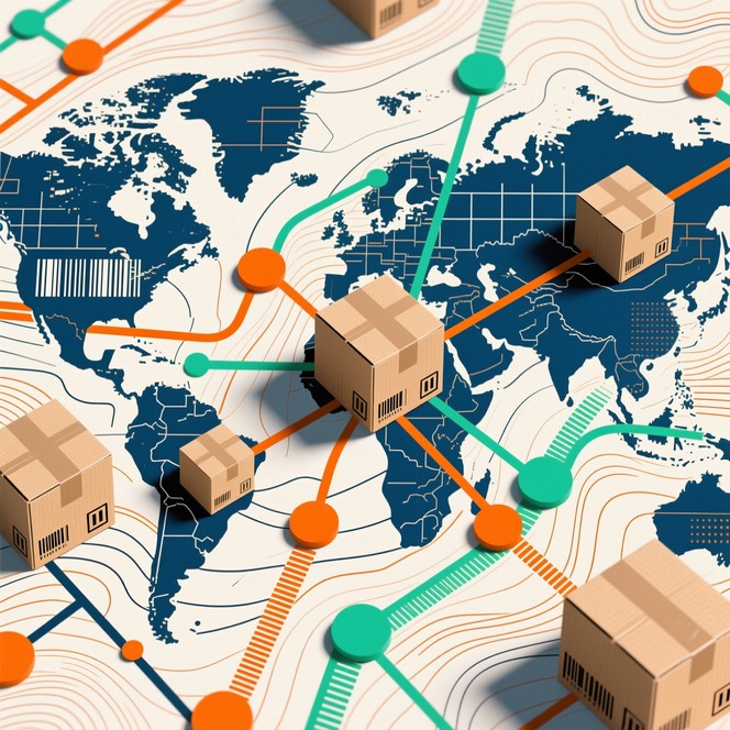 Free Radial Logistics Network Image - Logistics, Trucks, Network ...