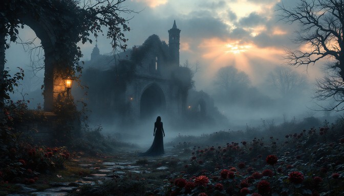 Evil Mist Free Misty Gothic Ruins Image - Gothic, Mist, Fog | Download at StockCake