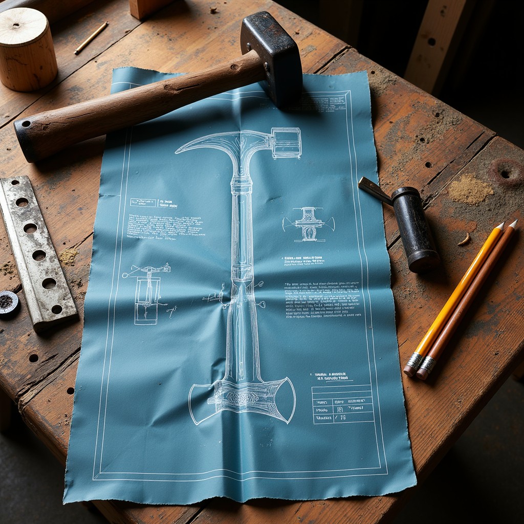 First Hammer Design Download Hammer Design Blueprint Image - Blueprint, Hammer, Woodworking ...