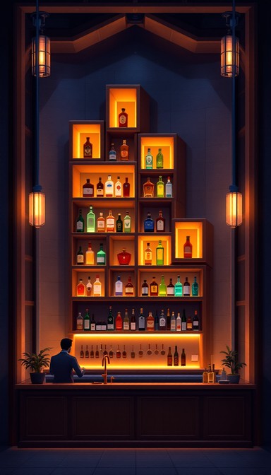 Free Pixel Bar Glow Image - Pixel, Isometric, Bar | Download at StockCake