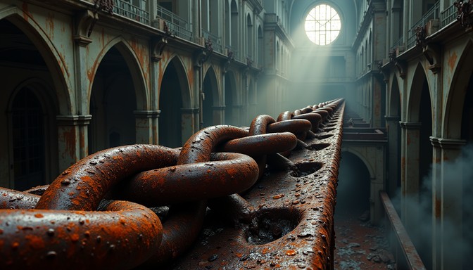 Free Rusted Cathedral Chains Photo - Rust, Cathedral, Chains | Download ...