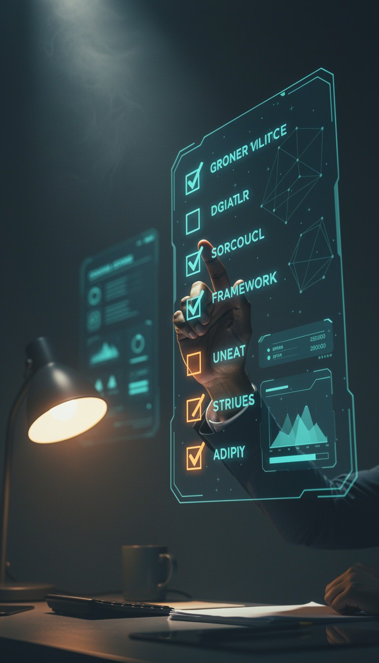 Free Futuristic Checklist Interface Image - Holographic, Checklist ...