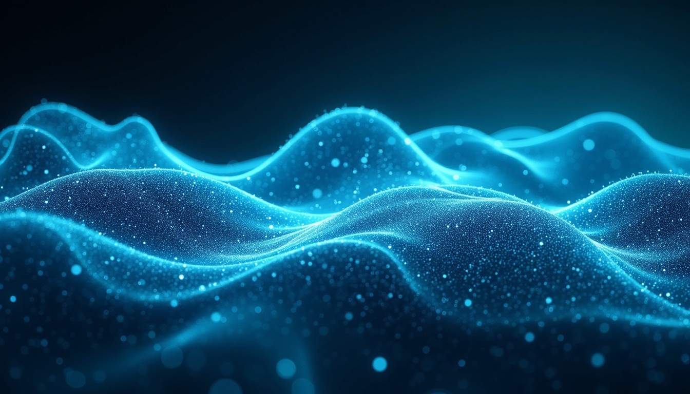 Wave Inage Free Digital Quantum Waves Image - Luminescent, Cyan, Waves | Download ...