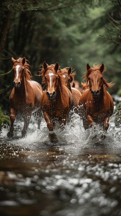 Free Horses Galloping Wildly Image - Horses, Galloping, Forest ...