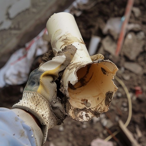 Free Broken pipe held Image - Pipe, Broken, Glove | Download at StockCake