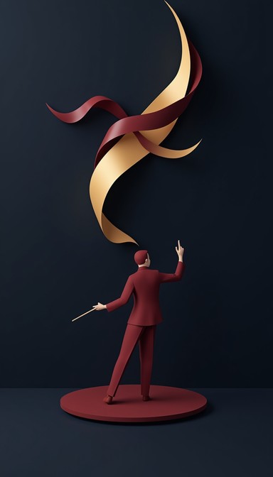 Conductor Visual Free Symphonic Motion Captured Image | Download at StockCake