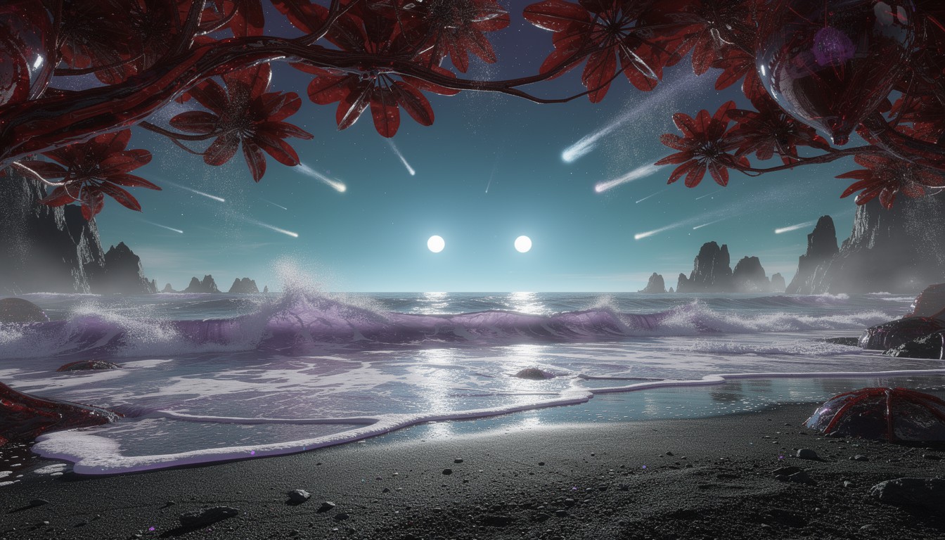 Free Alien Beach Paradise Image - Alien, Beach, Ocean | Download at ...