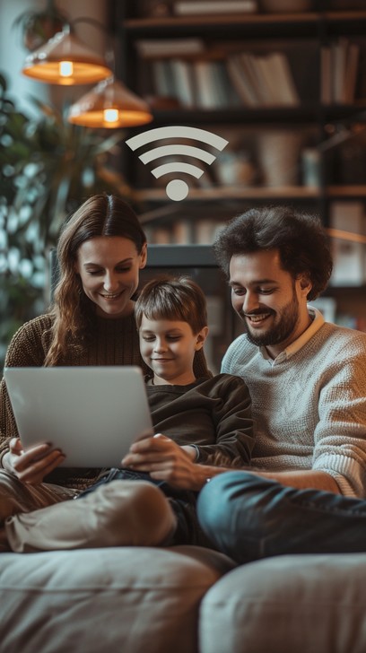 Free Family Computer Time Image - Evening, Family, Laptop | Download at ...