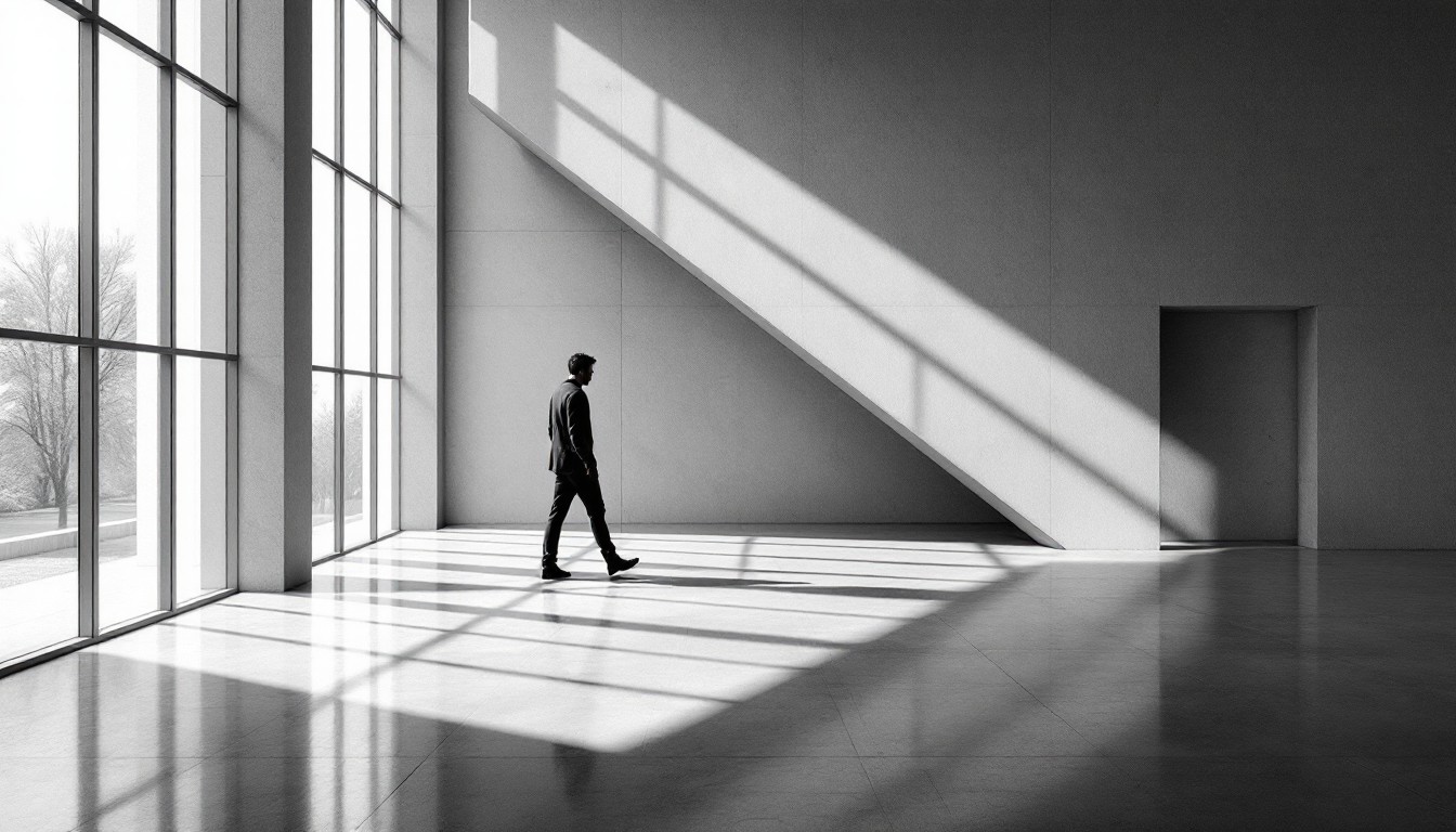 Lean Shadow Free Light Meets Shadow Image - Minimal, Contemporary, Geometric ...