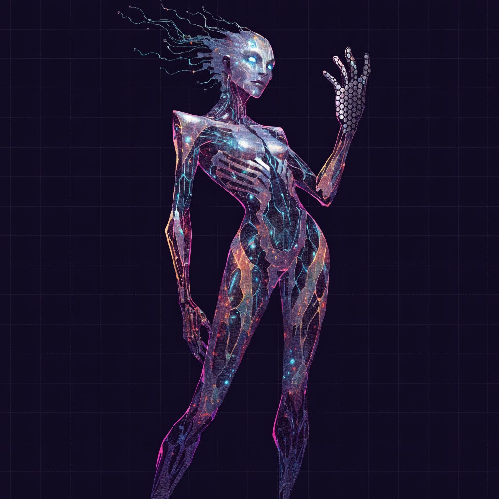 Free Cybernetic Pixel Humanoid Image - Cybernetic, Cyborg, Humanoid ...