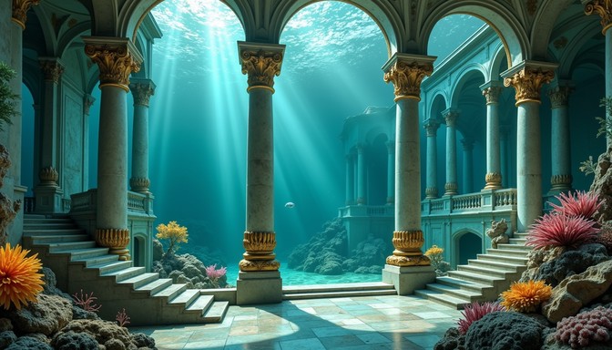 Free Submerged Baroque Palace Image | Download at StockCake