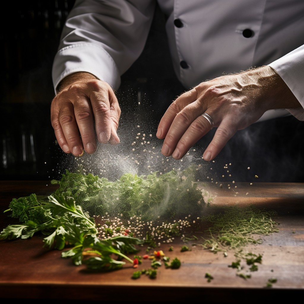 Free Chef Preparing Herbs Image - Chef, Cooking, Herbs | Download at ...