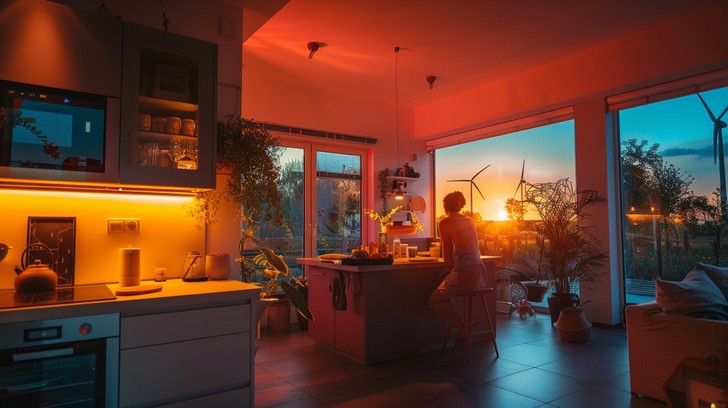 Free Cozy Evening Indoors Photo - Sunset, Kitchen, Evening | Download ...