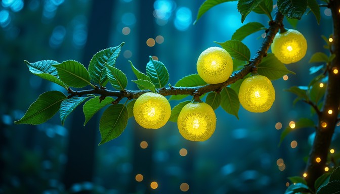 Free Luminous Citrus Branch Image - Citrus, Glowing, Luminous ...