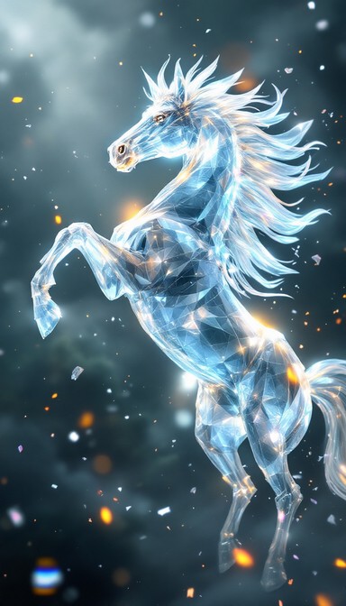 Free Prismatic Equine Magic Image | Download at StockCake