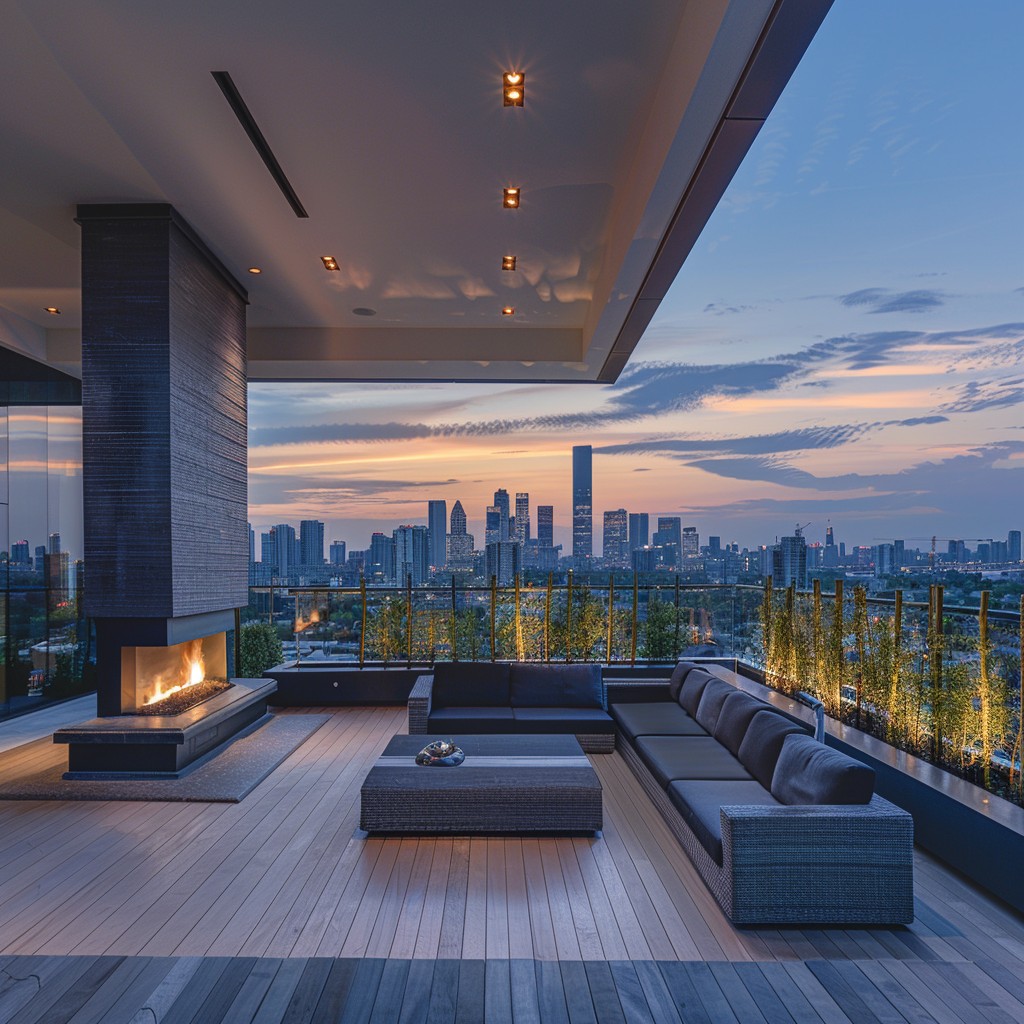 Free Luxurious Urban Balcony Image - Luxury, Cityscape, Balcony ...