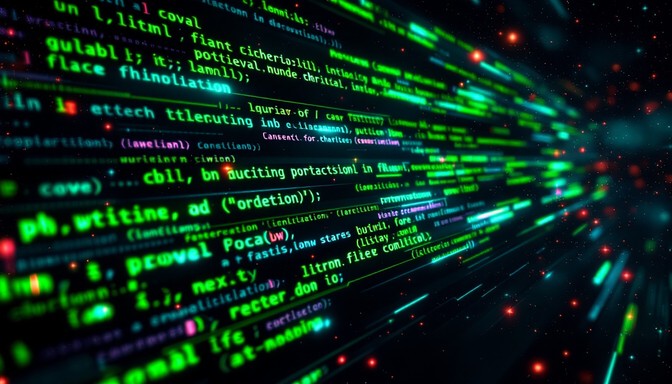 Free Code Streams Flowing Image - Code, Cyberpunk, Matrix | Download at ...