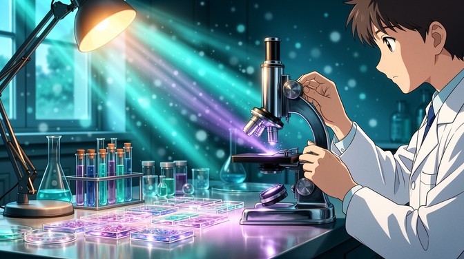 Free Anime Laboratory Research Image - Anime, Manga, Microscope ...