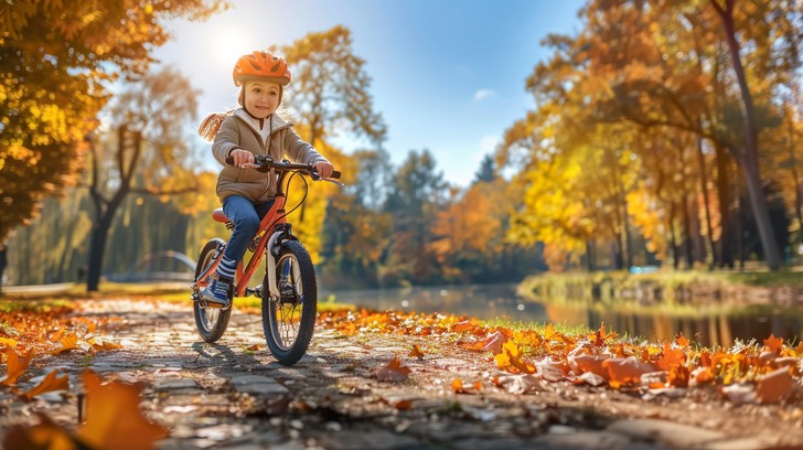 Free Autumn Ride Serenity Image - Autumn, Bicycle, Child | Download at ...