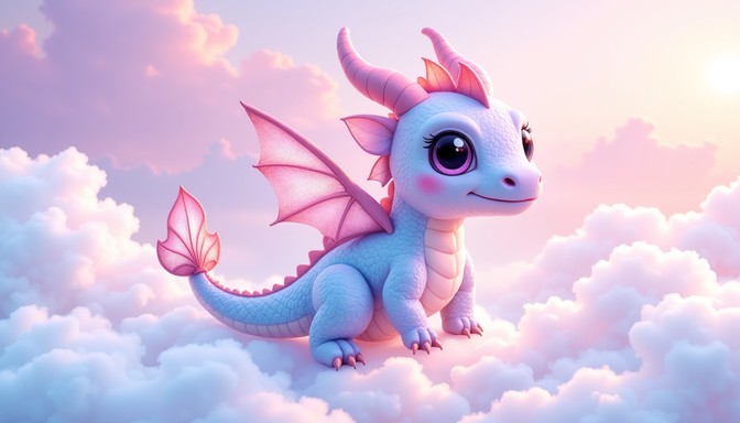Free Adorable Pastel Dragon Image - Dragon, Kawaii, Pastel | Download ...