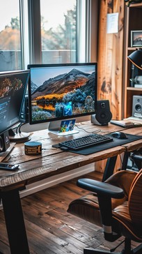 Free Modern Workspace Setup Image - Workspace, Technology, Monitors ...