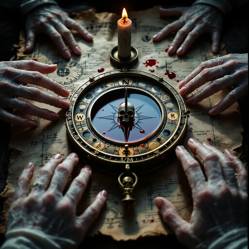 Free Spectral Navigation Chart Image - Compass, Gothic, Crimson ...